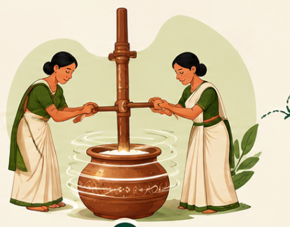 Bilona Churning