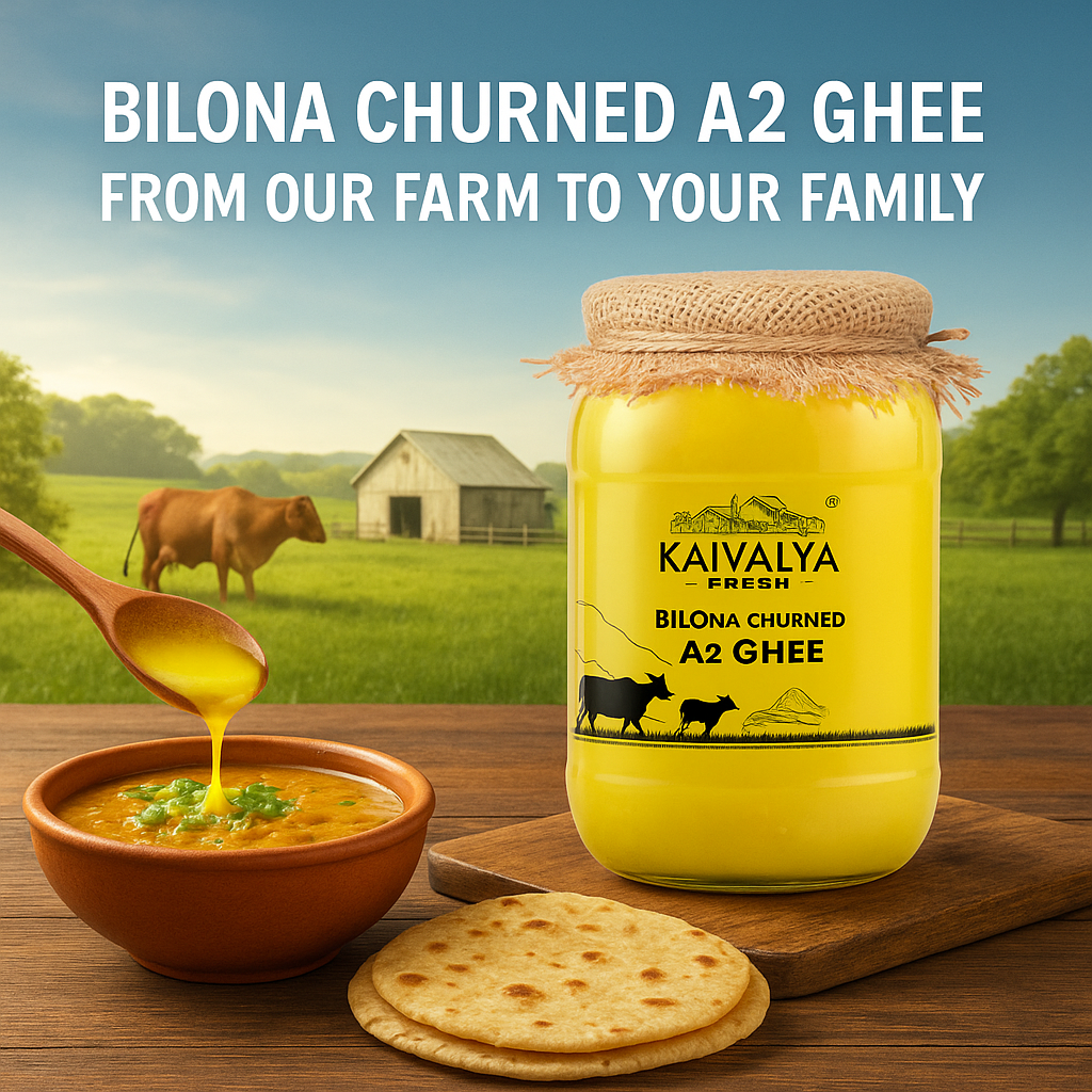 Desi Cow A2 Ghee - Made From Curd