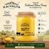 Desi Cow A2 Ghee - Made From Curd 500 Ml
